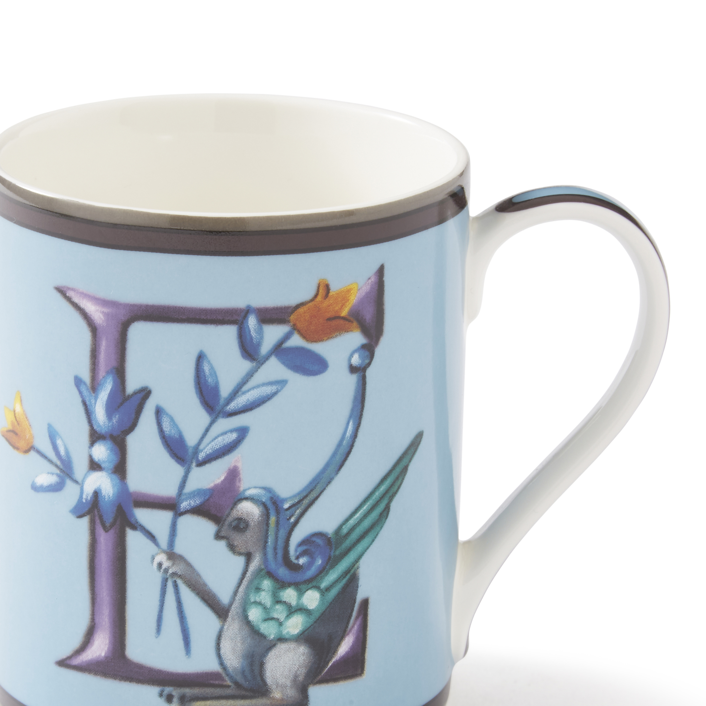 Kit Kemp Alphabet Mug E image number null